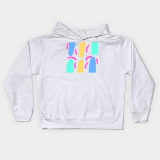 Colorful watercolor abstract texture art Kids Hoodie